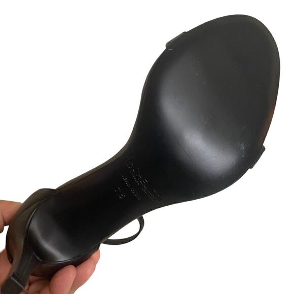 Rachel Zoe Emaly Tassel Leather Heeled Sandals in Black Size 7.5 - Picture 6 of 7